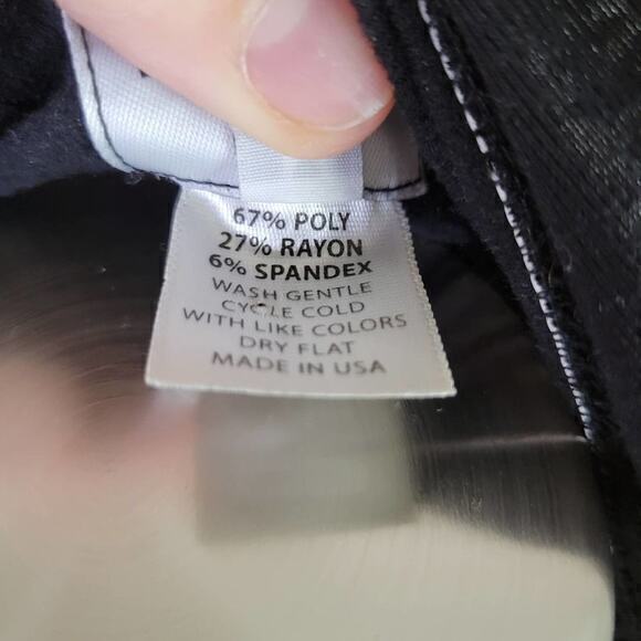 nom‎ Maternity Wrap Ruffle Dress Black Medium - Picture 6 of 6